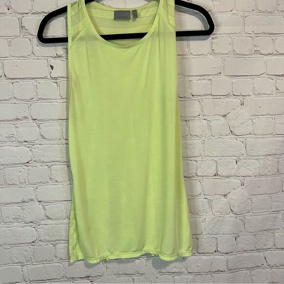 Athleta Green Stripe Kettlebella Athletic Tank Top size small - Picture 1 of 8